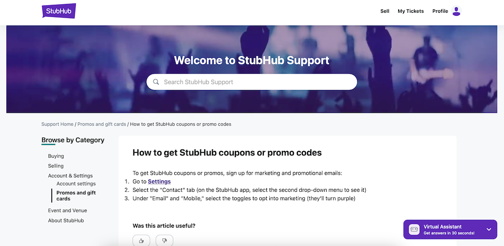 StubHub